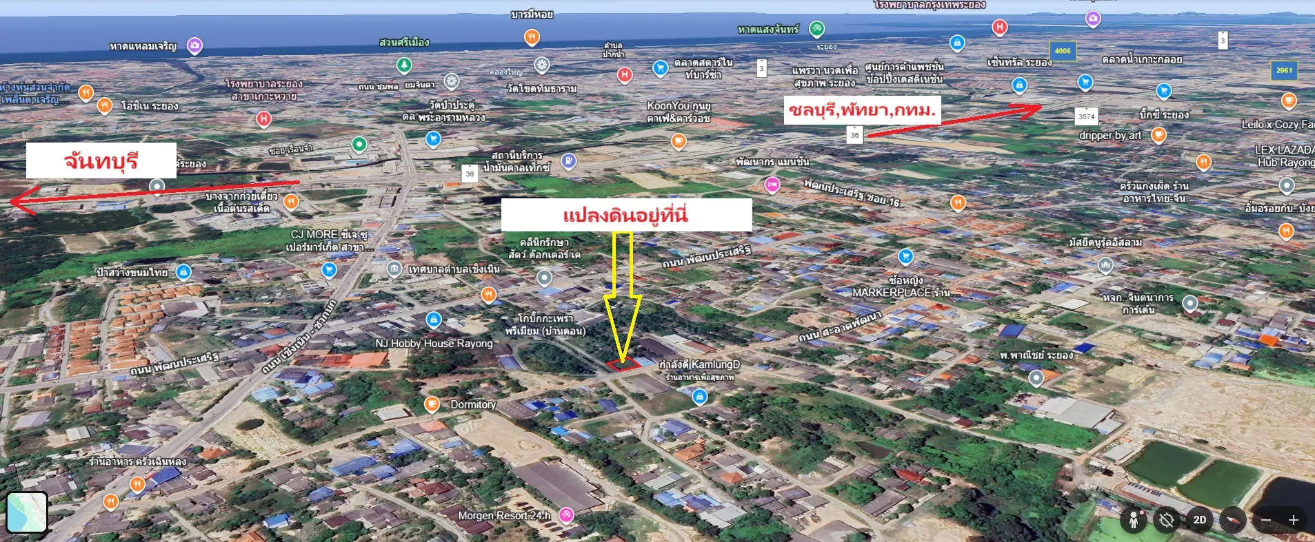 None Bedroom Villa @ 114 SQW  rayong near central