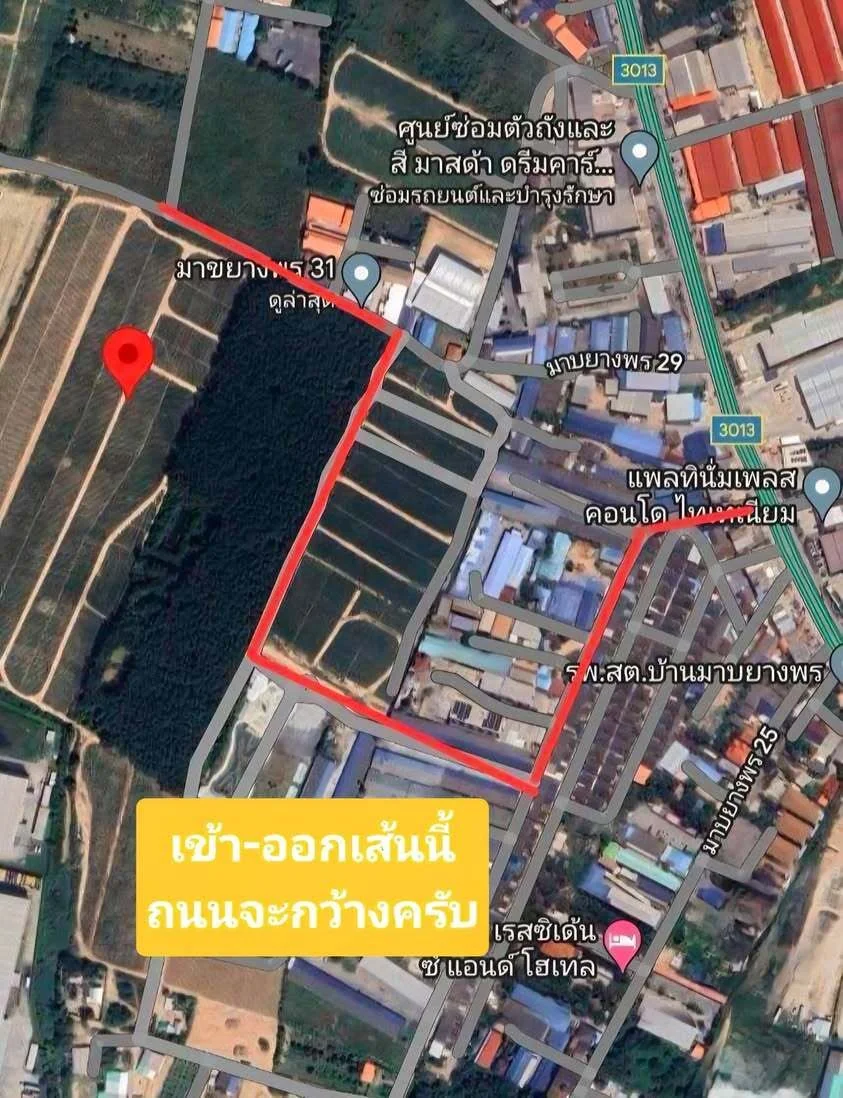 None Bedroom Villa @ Land for sale in Amata City Industrial Estate